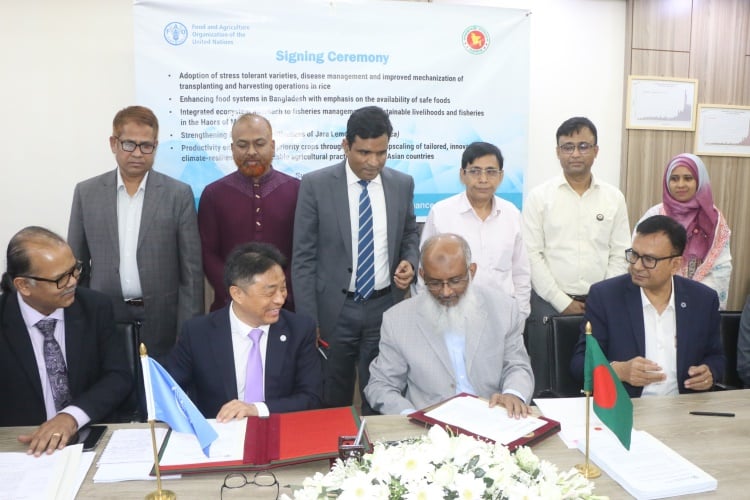 FAO, ERD sign 5 technical assistance projects 