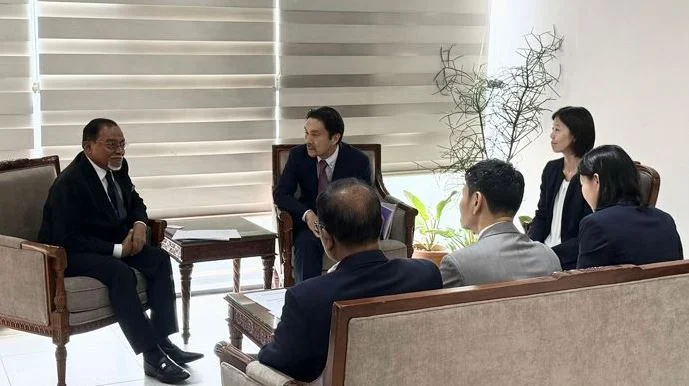 JICA delegation meets PM’s Public Administration Adviser