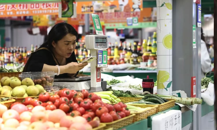 China consumer prices rose 1.3% in February, quickest pace in 3 years
