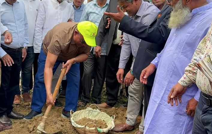Tilakkhali canal re-excavation work inaugurated in Netrokona