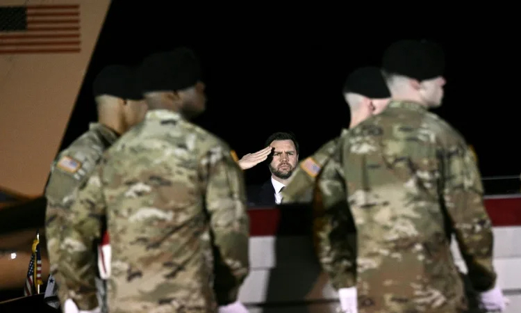 Vance, Hegseth attend return of seventh US troop killed in Iran war