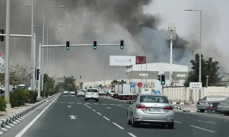 Explosions heard in Doha after key areas evacuated