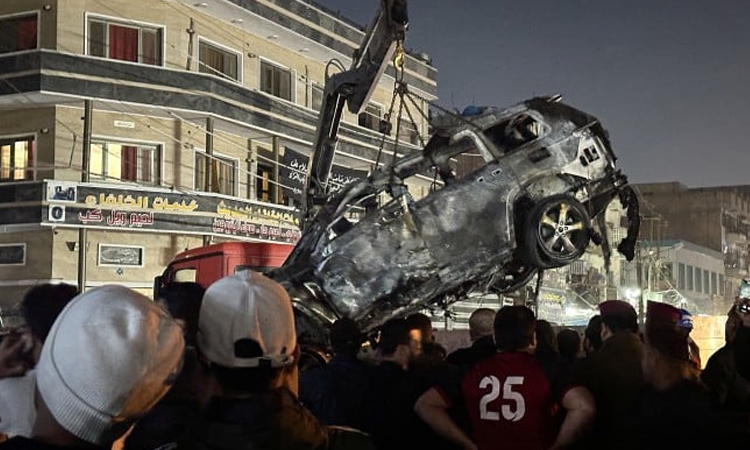 One killed in strike on vehicle in Baghdad: security sources