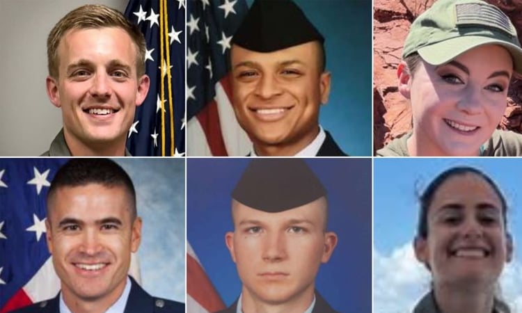 US military identifies 6 soldiers killed in Iraq plane crash