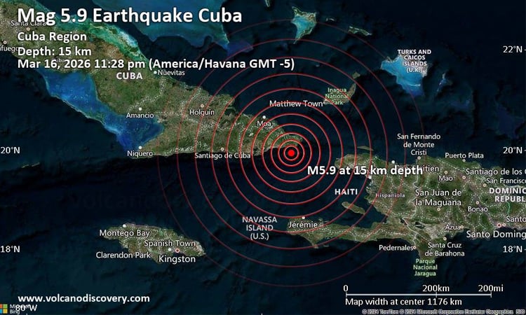 Magnitude 5.8 earthquake hits off Cuba: USGS