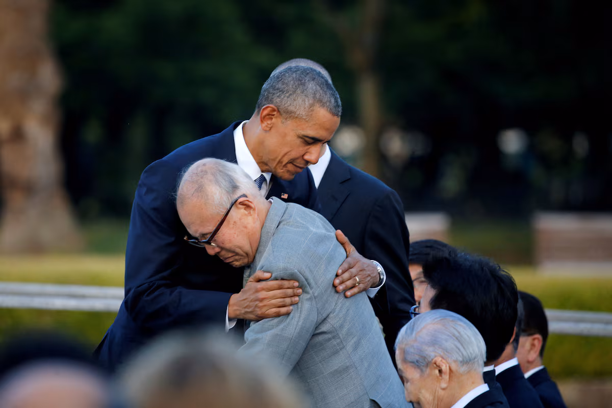Hiroshima atomic bomb survivor embraced by Obama dies at 88