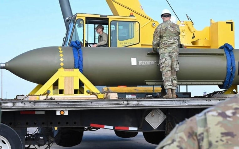 US military says hit Iran missile sites near strait with 'bunker buster' bombs