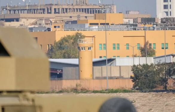 Iraqi security official says drone hits US embassy in Baghdad