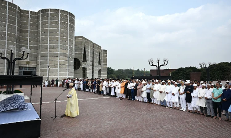 Ex-BNP MP GM Fazlul Haque's janaza held at JS South Plaza