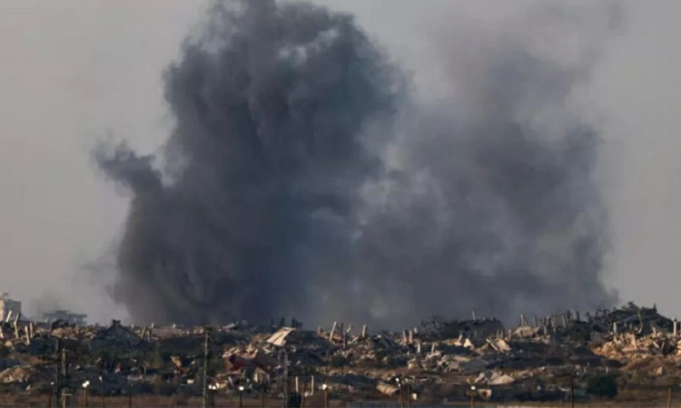 Gaza civil defence says Israeli strikes killed four