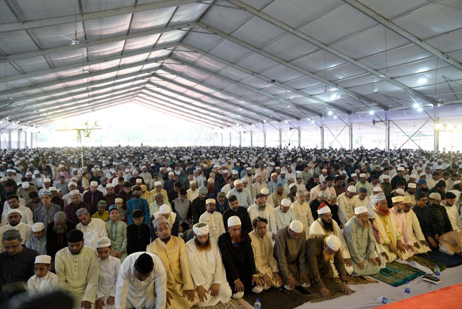 DNCC's central Eid congregation held at old trade fair grounds