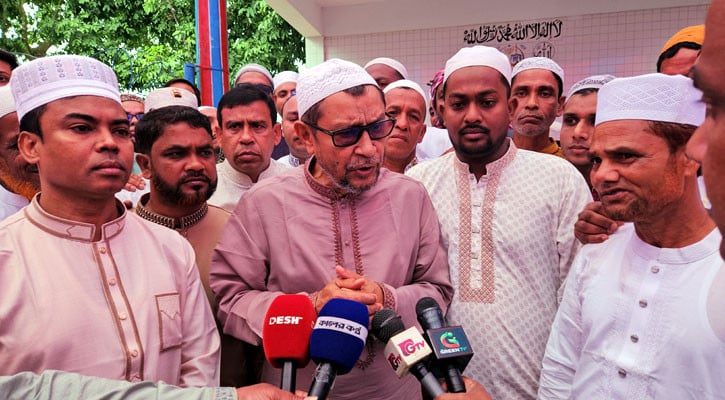 Health Minister Offers Eid Prayers in Narsingdi