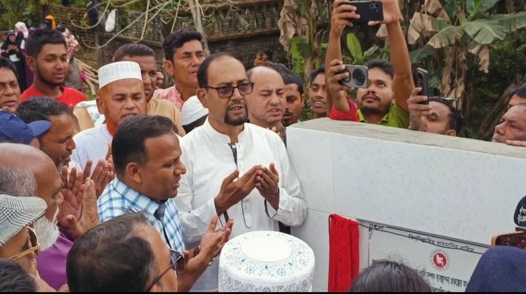 State Minister Razib inaugurates canal excavation in Jhalakathi