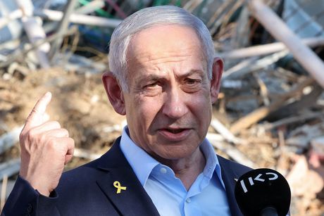 Israel PM visits town hit by Iran strike, vows to target Guards leaders