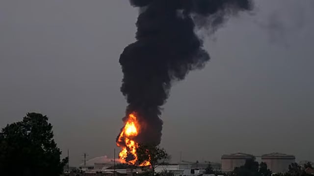 Fire at Kuwait airport after drones hit fuel tank: aviation agency
