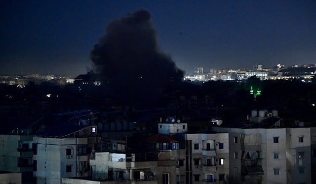 Israel renews strikes on south Beirut as Hezbollah says clashed with Israeli forces in south