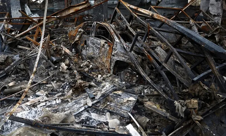 US, Israeli strikes hit Iran port city near Hormuz strait: state media