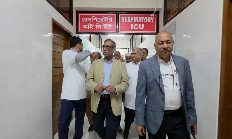 Dr Muhit asks for quick completion of 40 ICU beds at NIDCH 
