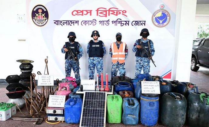 Coast Guard destroys pirate hideout in Sundarbans