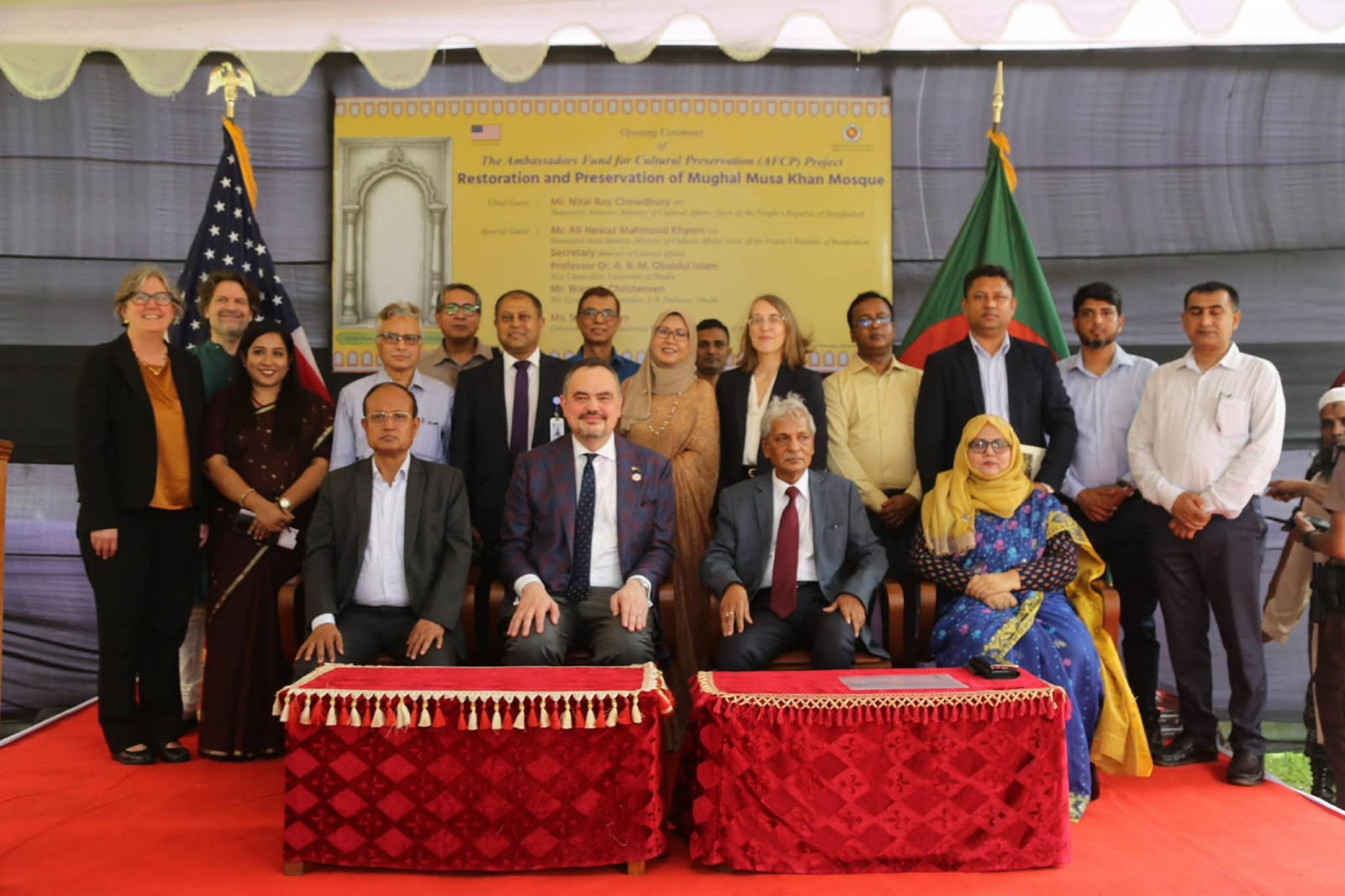 Netai Roy inaugurates a project for preserving Mughal heritage 