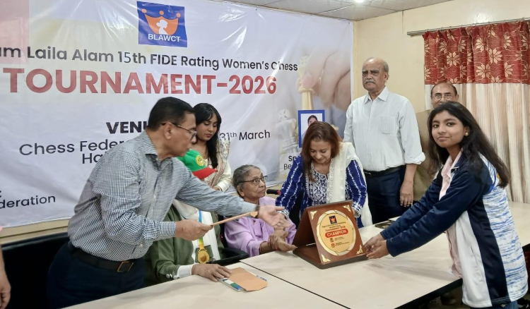 Khusbu emerges champion Int'l FIDE Rating Women's Chess