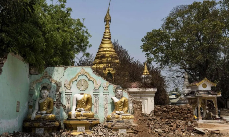 Myanmar's rebuild stutters year after deadly quake