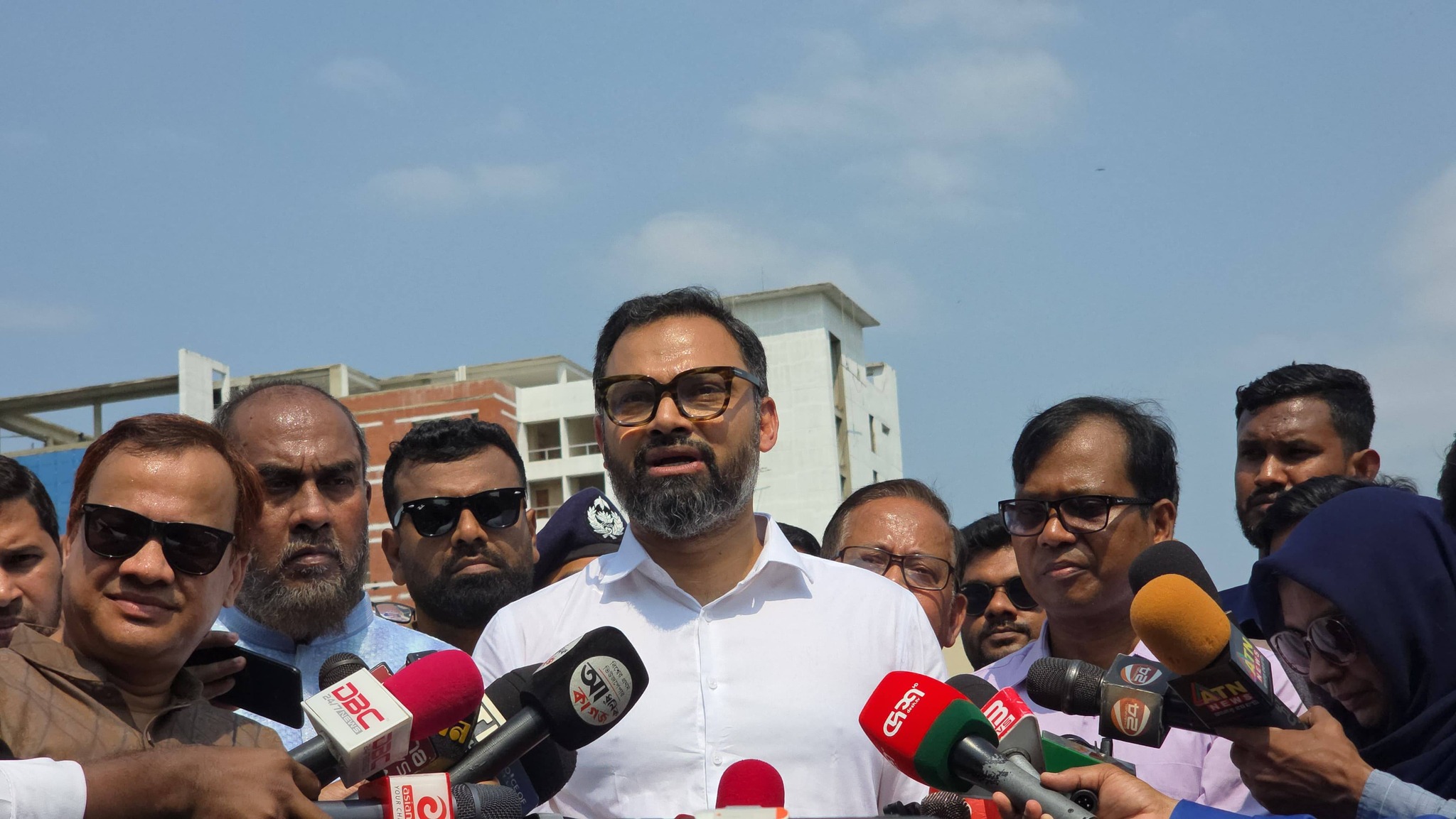 State Minister for Sports visits stadiums in Sylhet 