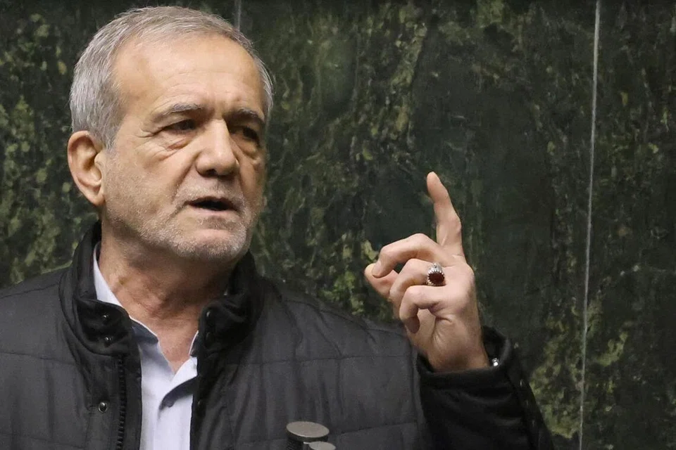 Iran president asks US people if Mideast war puts 'America First'