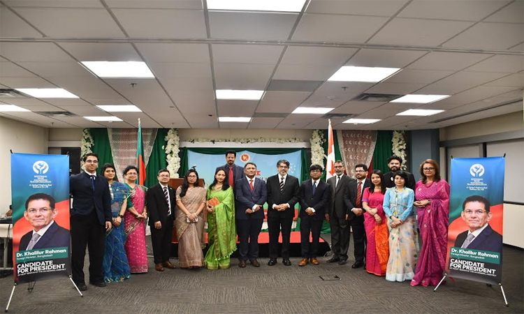 Bangladesh highlights UNGA bid at Toronto reception