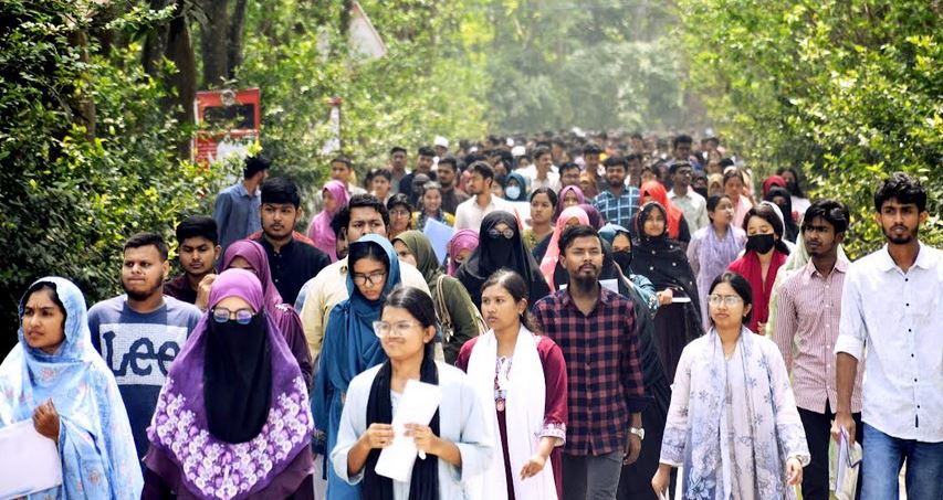 'B' unit cluster admission held in Rangpur 