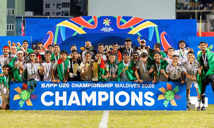 SAFF winning Bangladesh team to get reception