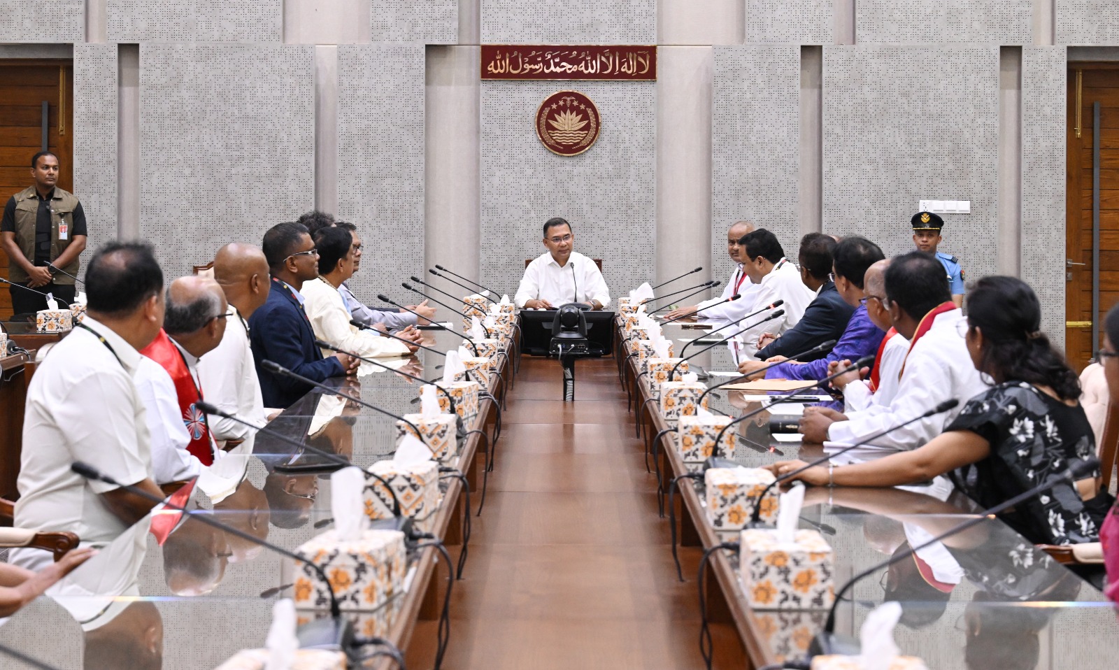 Protestant Church leaders exchange greetings with PM on Easter Sunday