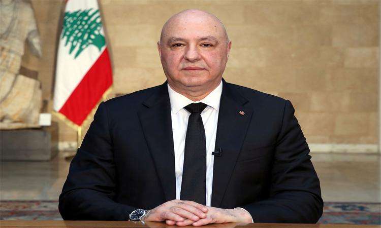 Lebanon president calls for Israel talks to prevent Gaza-style destruction