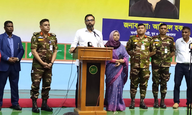 Aminul announces launch of 'Notun Kuri Sports' 