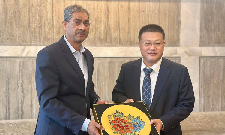 Chinese ambassador meets water resources minister