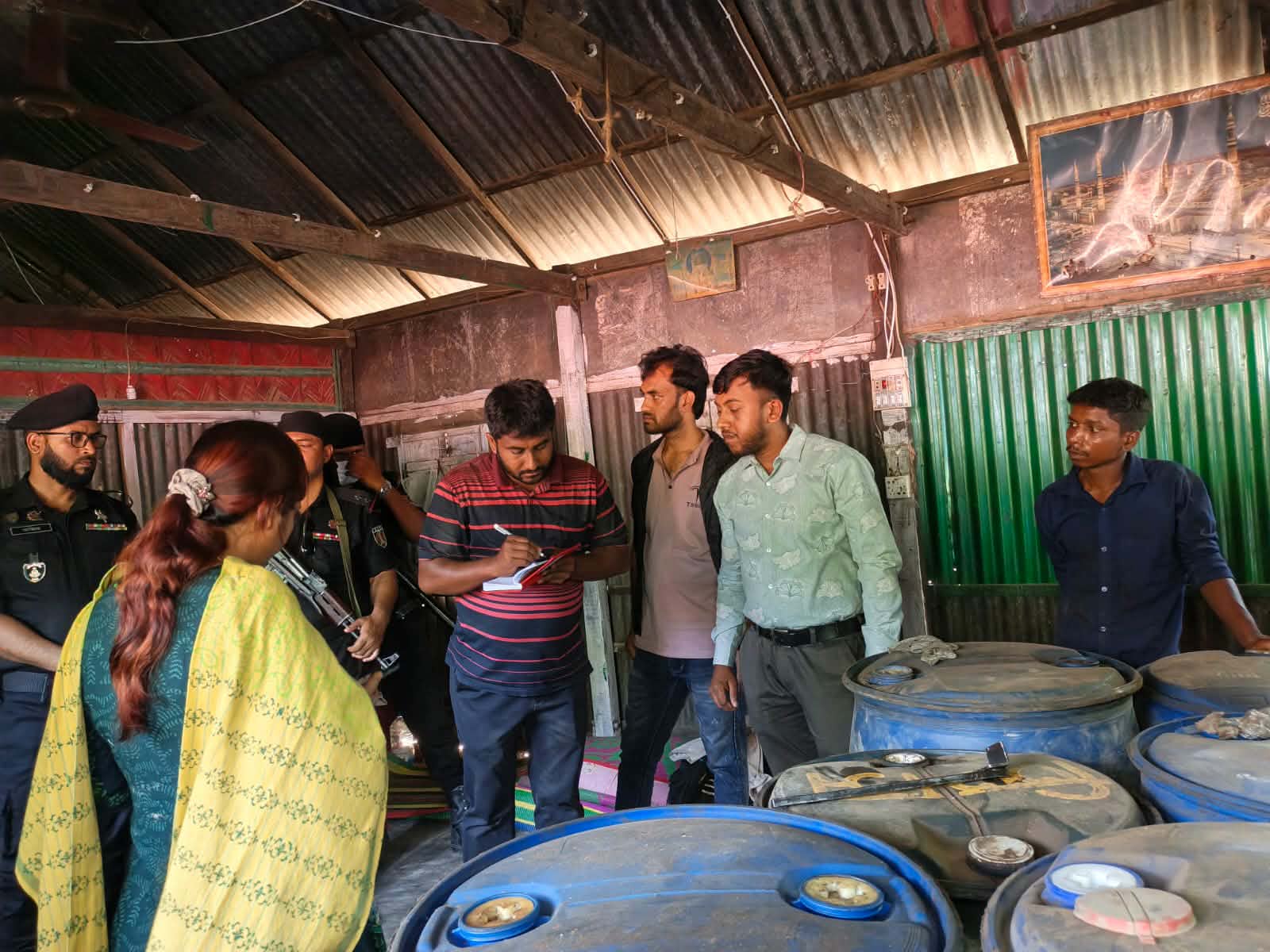 10,100 litres of fuel oil seized, 3 traders fined in Brahmanbaria drive