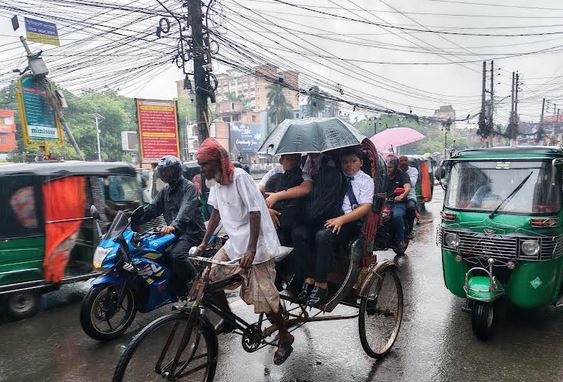 Barishal records 20 mm rainfall in 3 hours