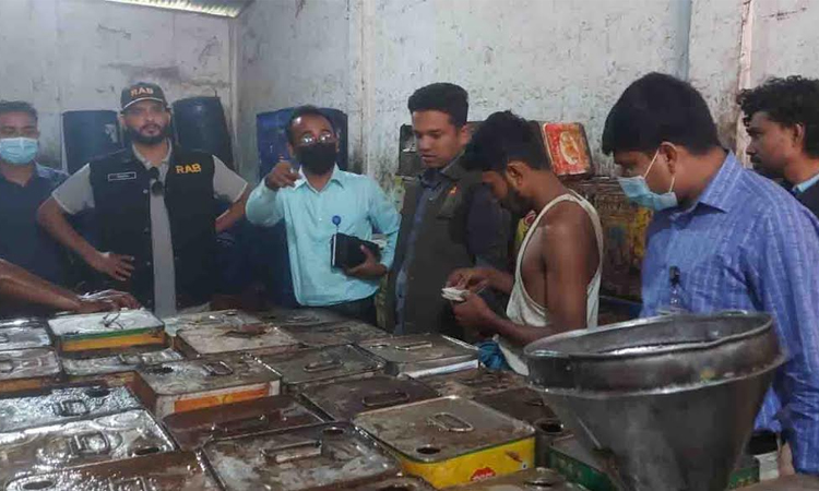 Trader fined for storing 50,000 liters of edible oil in Feni