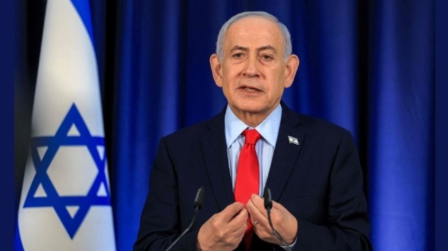 Israel's Netanyahu, in south Lebanon, says threat of invasion removed