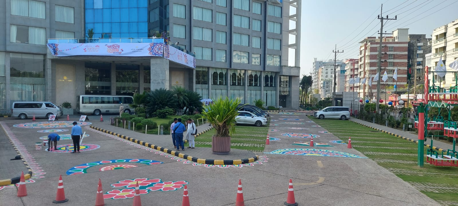 Cox’s Bazar adorned in colorful attire for Bengali Nababarsha