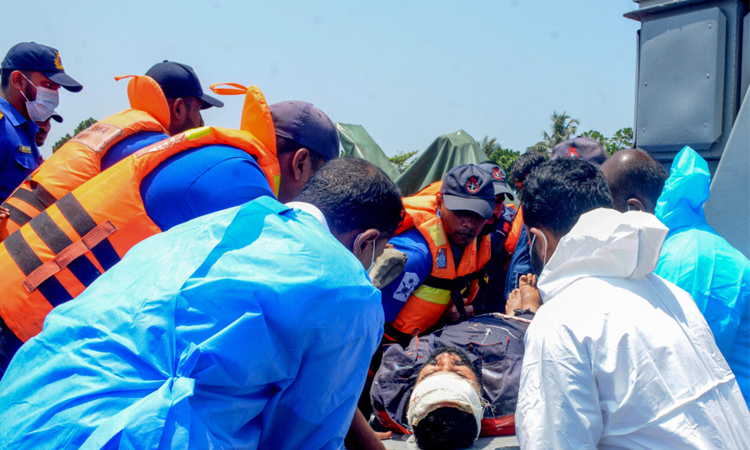 Thirty-two rescued Iranian sailors depart Sri Lanka: report