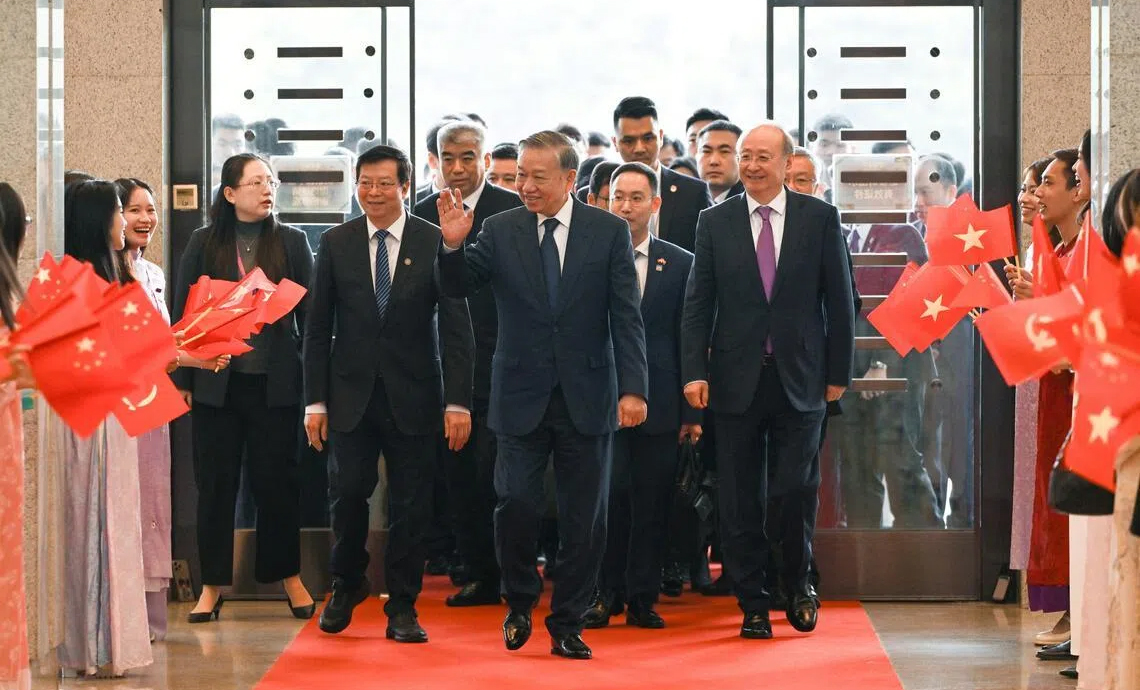 Xi meets Vietnam's To Lam in Beijing: Chinese state media