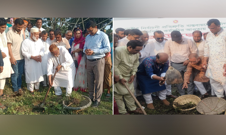 Canal excavation works launched in Puthia, Raninagar