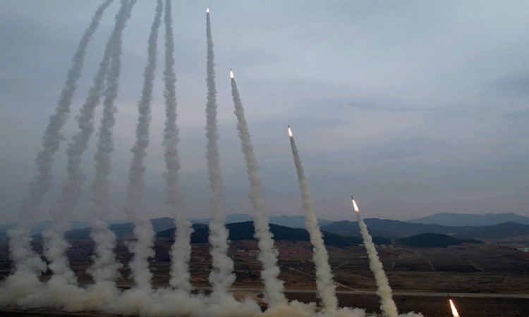 North Korea uses cluster bombs in latest missile test: KCNA