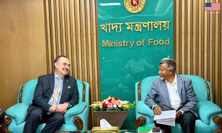 US envoy discusses wheat import issue with state minister for food 