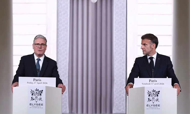 London hosts military talks on France and UK's Hormuz mission