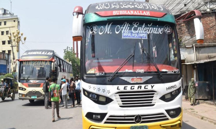 Bus services resume in Rajshahi following agreement by owners' association