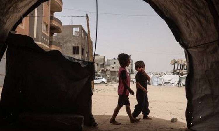 Gaza civil defence says children among 5 killed in Israeli strike