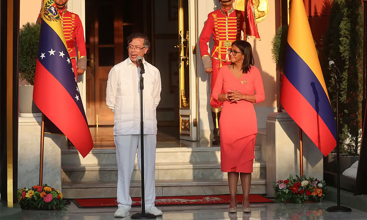 Venezuela, Colombia pledge military cooperation on first post-Maduro visit