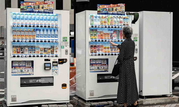 Japan inflation cools demand for vending machine drinks